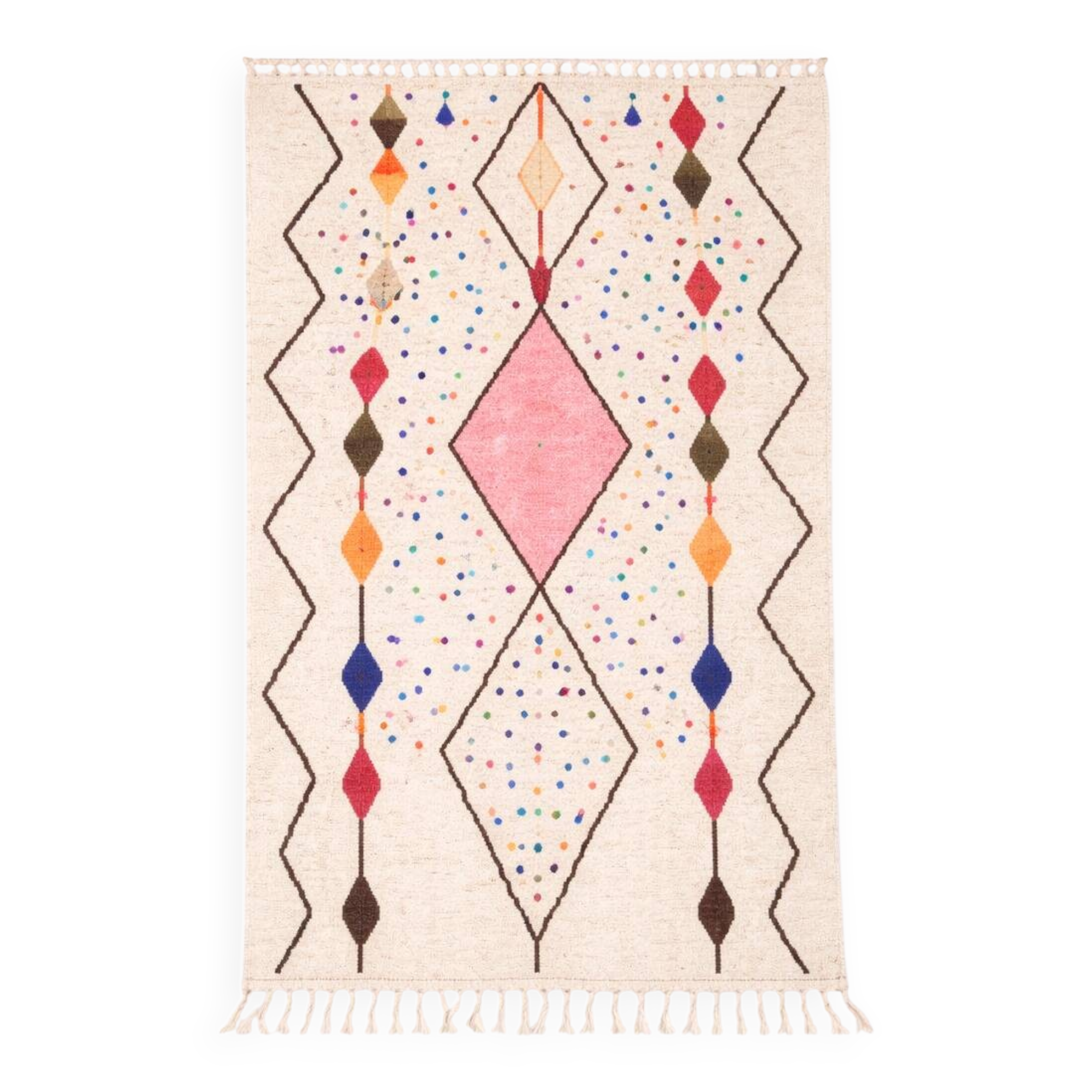 Azilal rug 2.5x1.6 handmade in wool