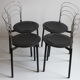 4 chaises « Delfina » de Giuseppe Raimondi pour Tetide Italie, 1987