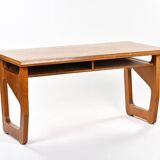 Desk with two openwork cheeks on the sides design 1980