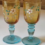 Old enamelled liquor service