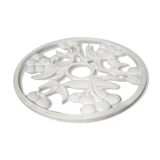 Enamelled cast iron table mat