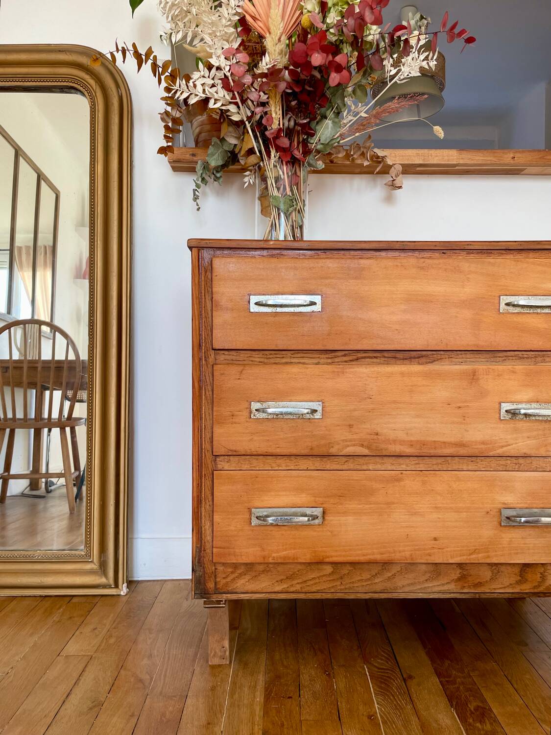Commode bois vintage