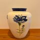 Terracotta vase - blueberry