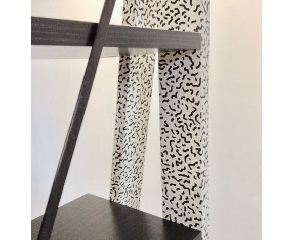 Memphis style bookcase