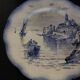 Sarreguemines earthenware plate with Marine decor late 19th century early 20th century