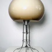Lampe de table champignon par Herda Verlichting, Pays-Bas, années 1970.