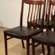 Set of 6 Scandinavian chairs in rosewood, 1960.