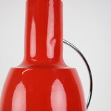 Mid-century red table lamp designed by Josef Hůrka for Napako, 1970's.