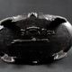 Antique black cast iron planter from the Art Nouveau period, late 19th century