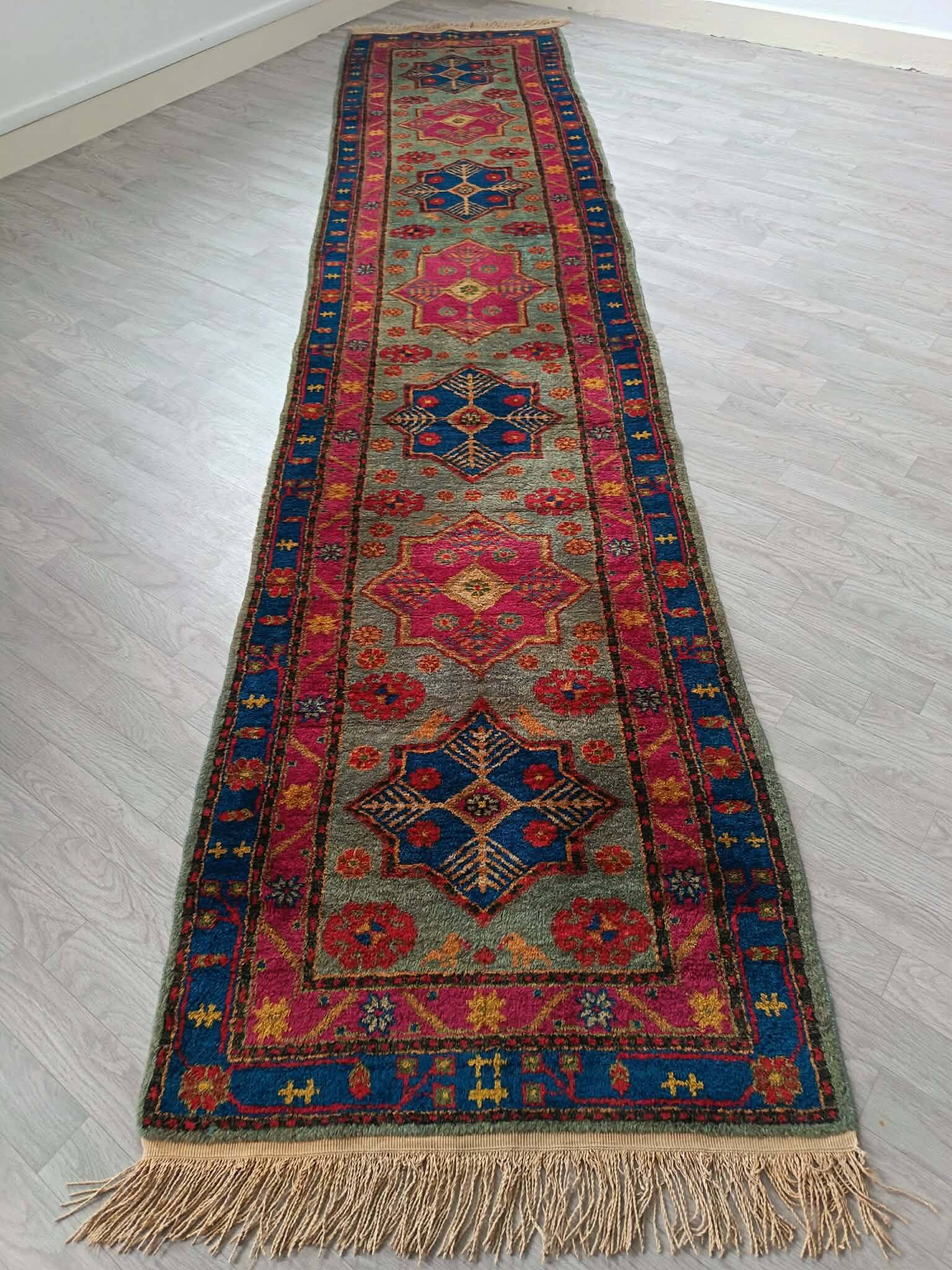 Handmade Shirvan Hallway Rug