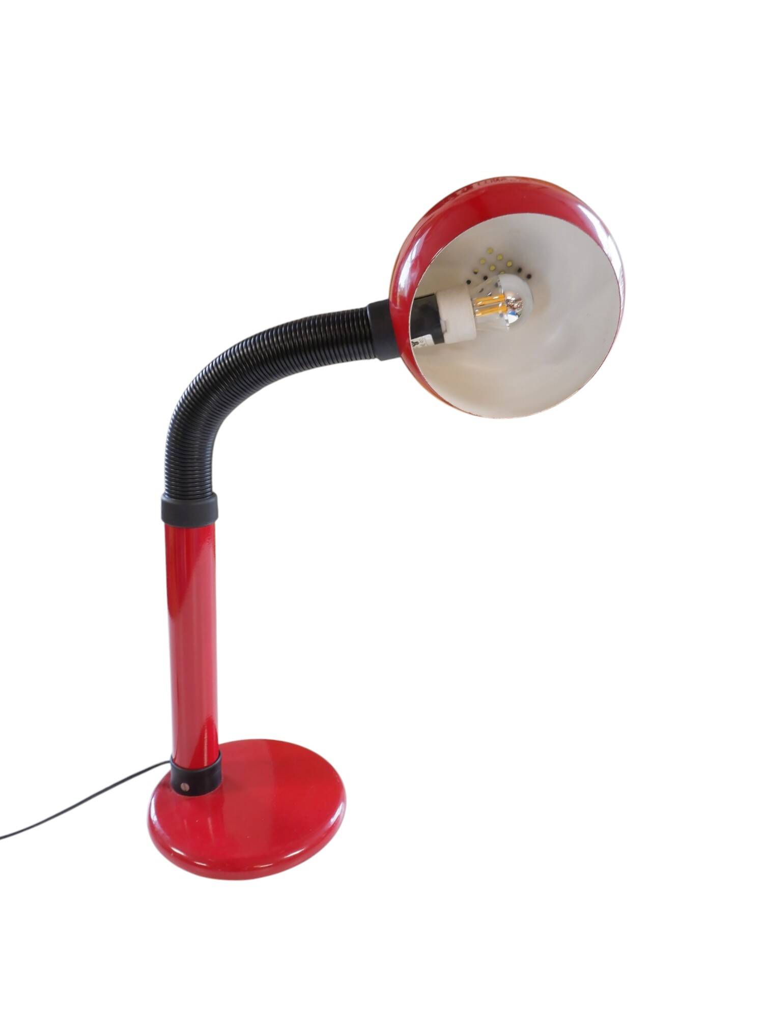 Vintage red desk lamp