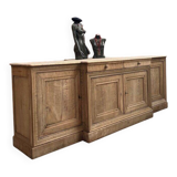 Solid oak enfilade from the 19th century.