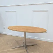 Retro coffee table with a star-shaped metal base, 1970s.