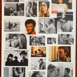 Original poster exhibition Jean-Luc Godard Gallery of the day Agnès B 1986