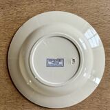 Set of 6 Fontanges Sarreguemines soup plates