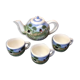 Teapot with 3 cups
