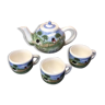 Teapot with 3 cups