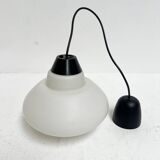 Round opal glass ceiling lamp by Philips, 1950s