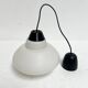 Round opal glass ceiling lamp by Philips, 1950s
