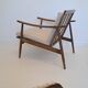 Scandinavian style armchair in solid wood – 1950s/60s