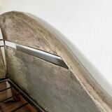 Handcrafted metal chaise longue