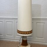 XL floor lamp by Hustadt Leuchten, studio ceramic, 1970s, mid-century, vintage, brutalist, fat lava