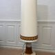 XL floor lamp by Hustadt Leuchten, studio ceramic, 1970s, mid-century, vintage, brutalist, fat lava