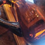Dark amber glass pitcher – 1960s