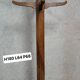 French design parrot coat rack in solid wood from the 1950s.