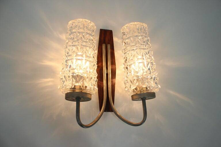 Midcentury Wall Lamp in Style of Stilnovo, 1970s