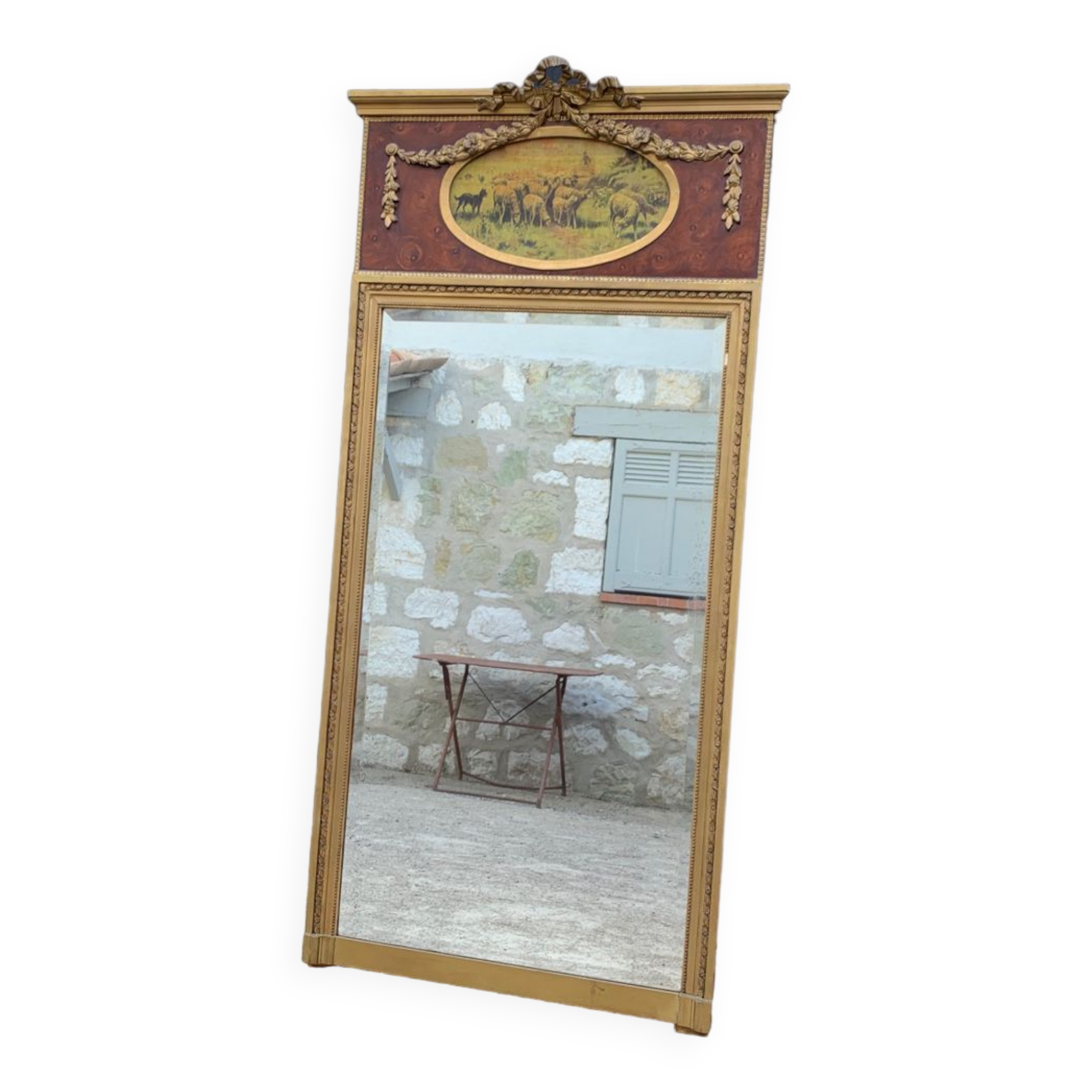 Overmantel mirror