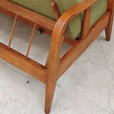 Green Banquette Daybed from Czechoslovakia 1960