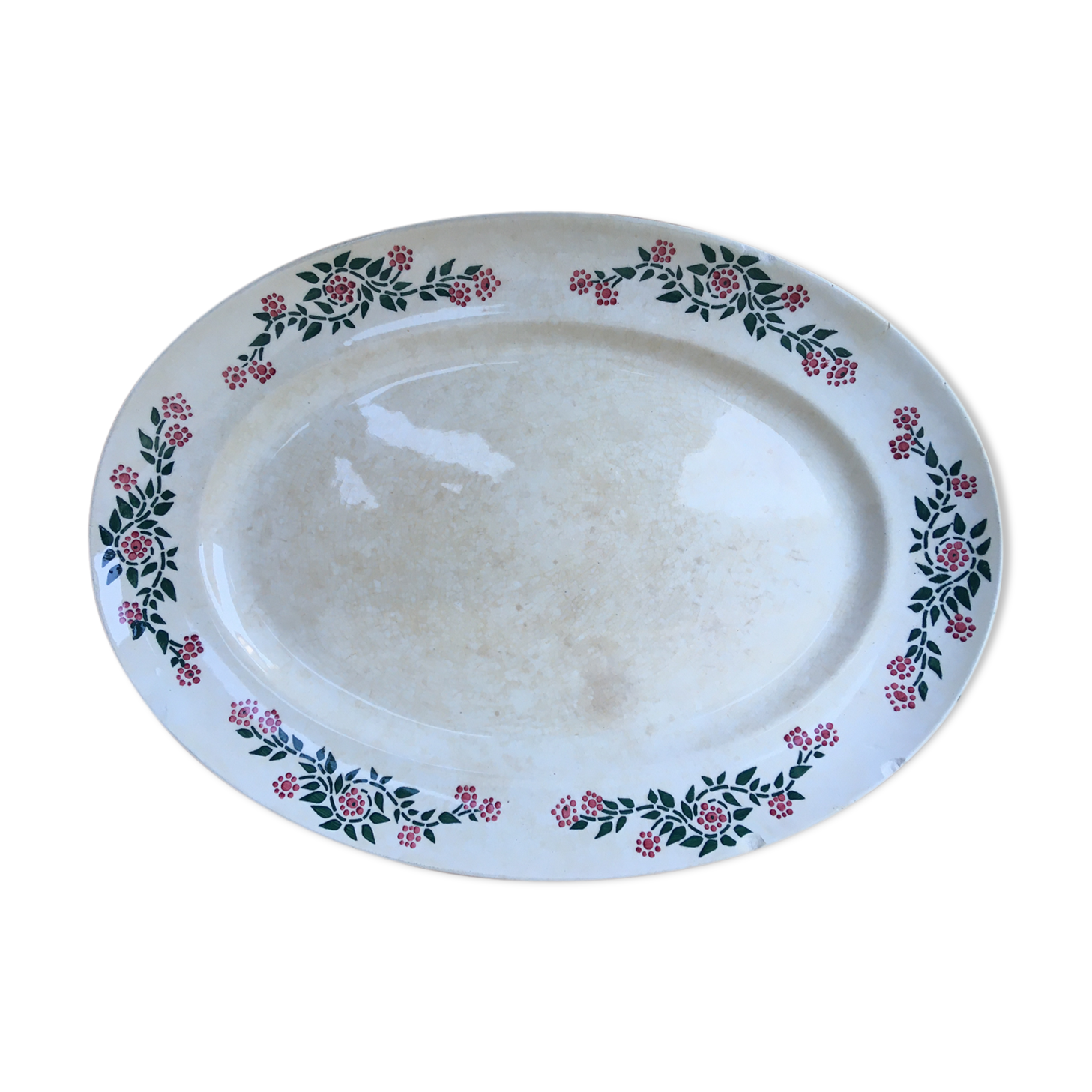 HBCM oval earthenware dish model Cecile