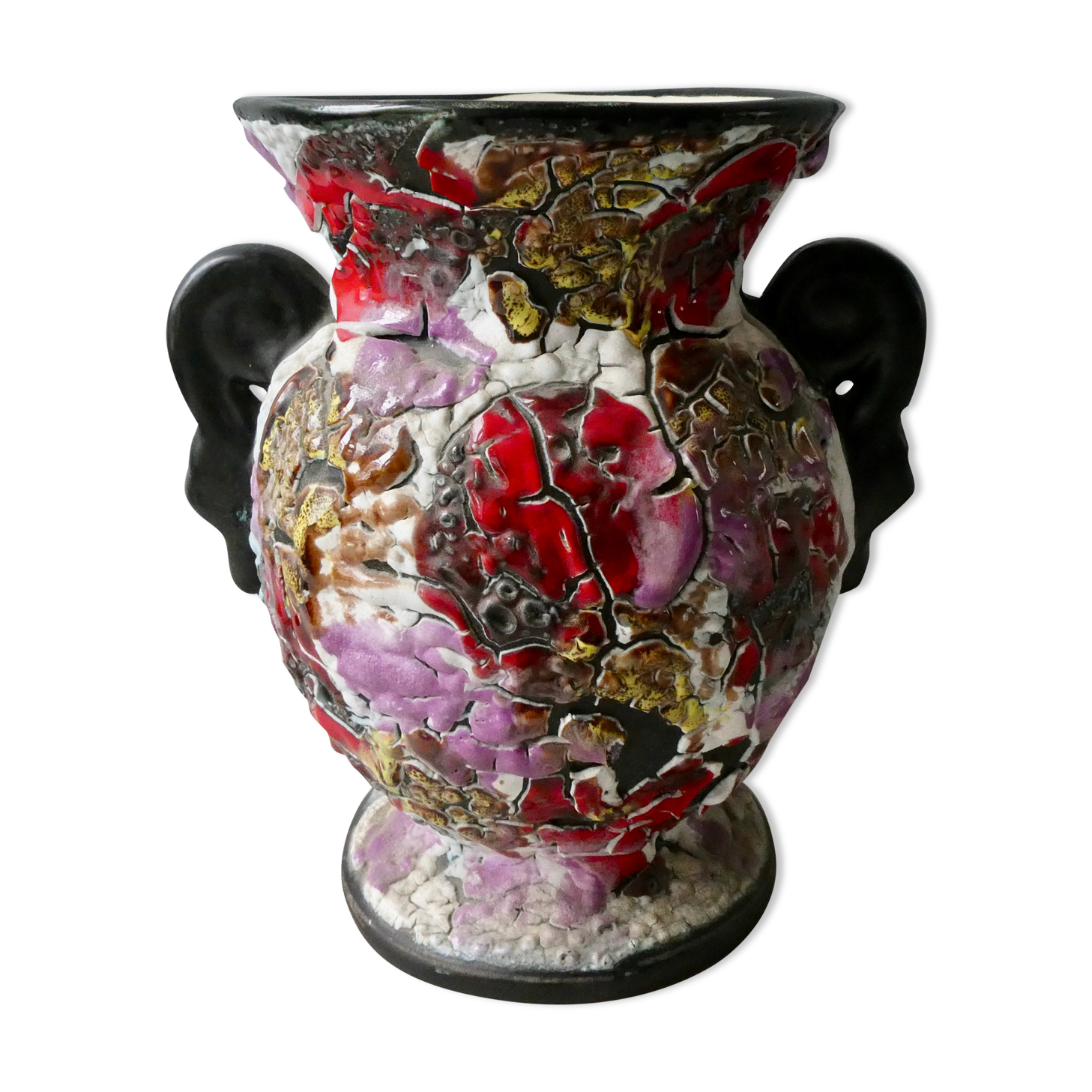 Fat Lava ceramic vase from the 1960s