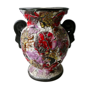 Vase en céramique Fat - lava