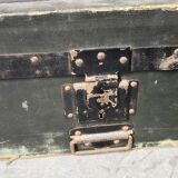 Antique wooden and metal trunk – Industrial/military style