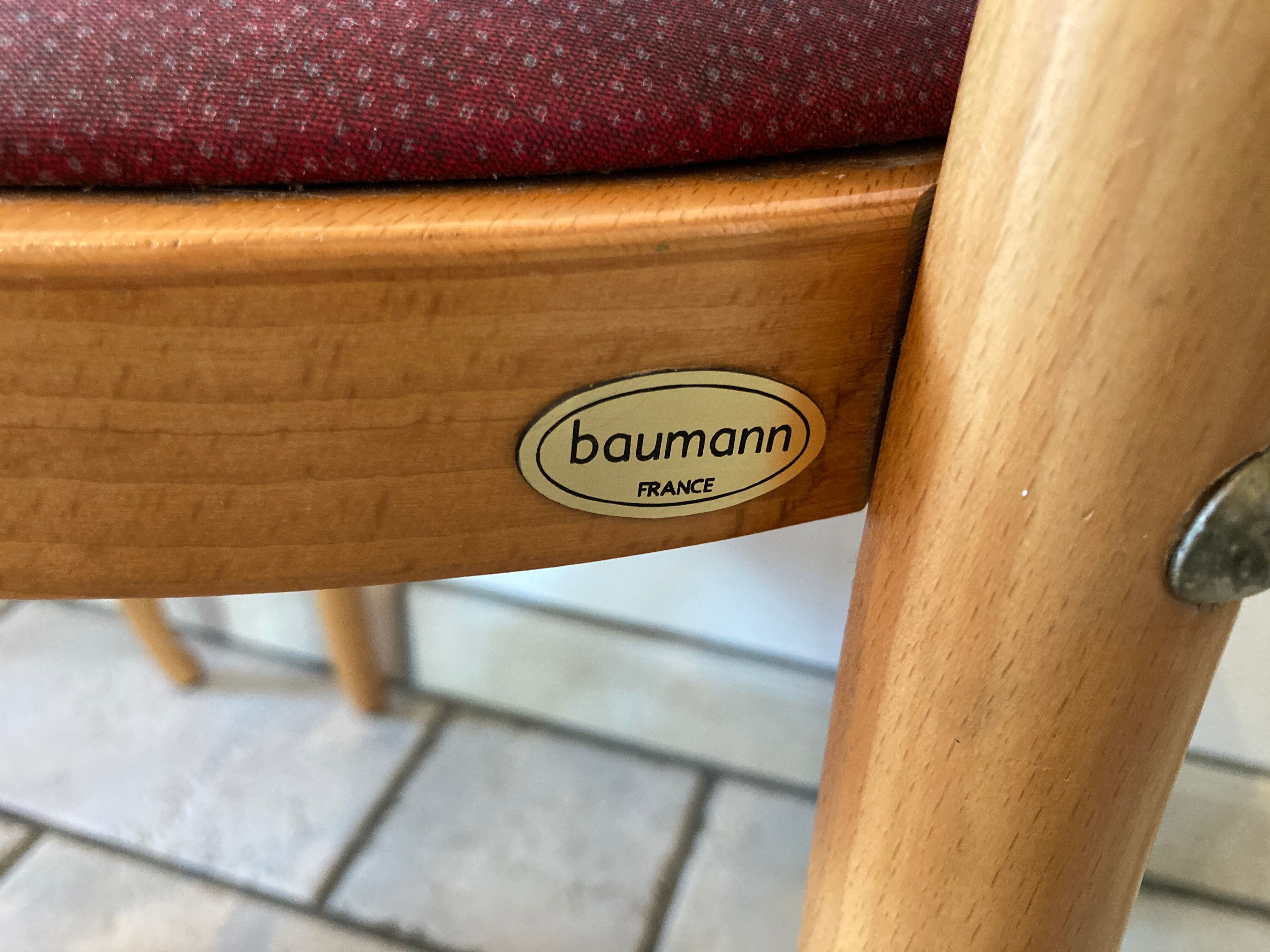 Pair of Baumann chairs