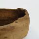 Old wooden farm water trough. Centerpiece, floral decoration. 1950