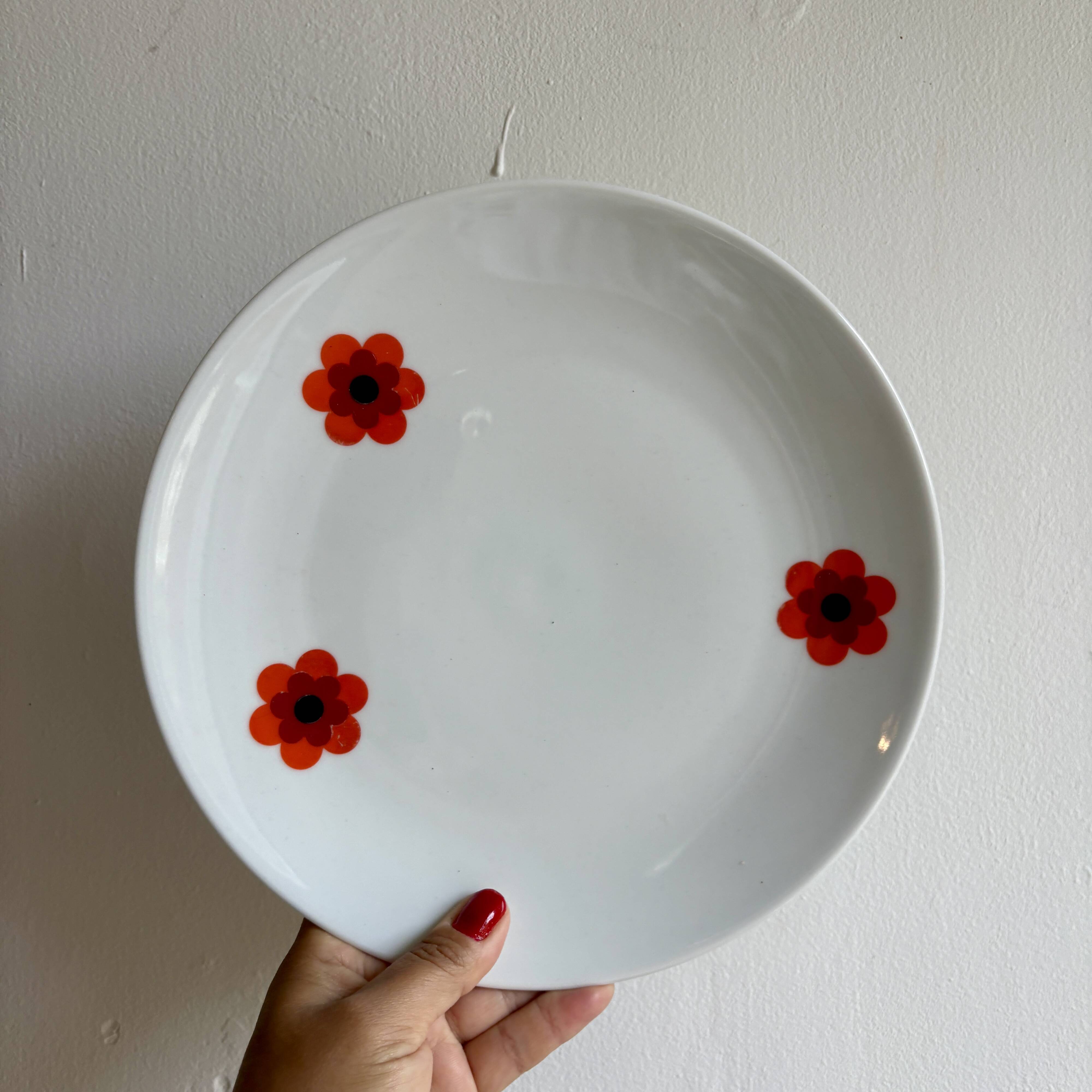 Set of 8 vintage dinner plates, Scherzer Bavaria