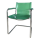 Set of 6 Chairs and 2 Matteo Grassi Armchairs in leather - rare "Basque" green