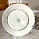 12 Limoges porcelain dessert plates Charles Ahrenfeldt floral decoration