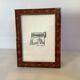 Wooden mosaic frame made in France