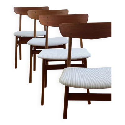 Chaises scandinaves vintage Farstrup « Freya »