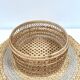 Braided rattan basket from the 70s