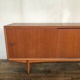 Scandinavian enfilade, 1950 design, vintage teak