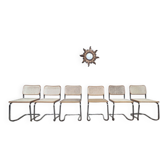 Série de 6 chaises style Marcel Breuer vintage