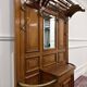 Porte-manteau classique en bois anglais