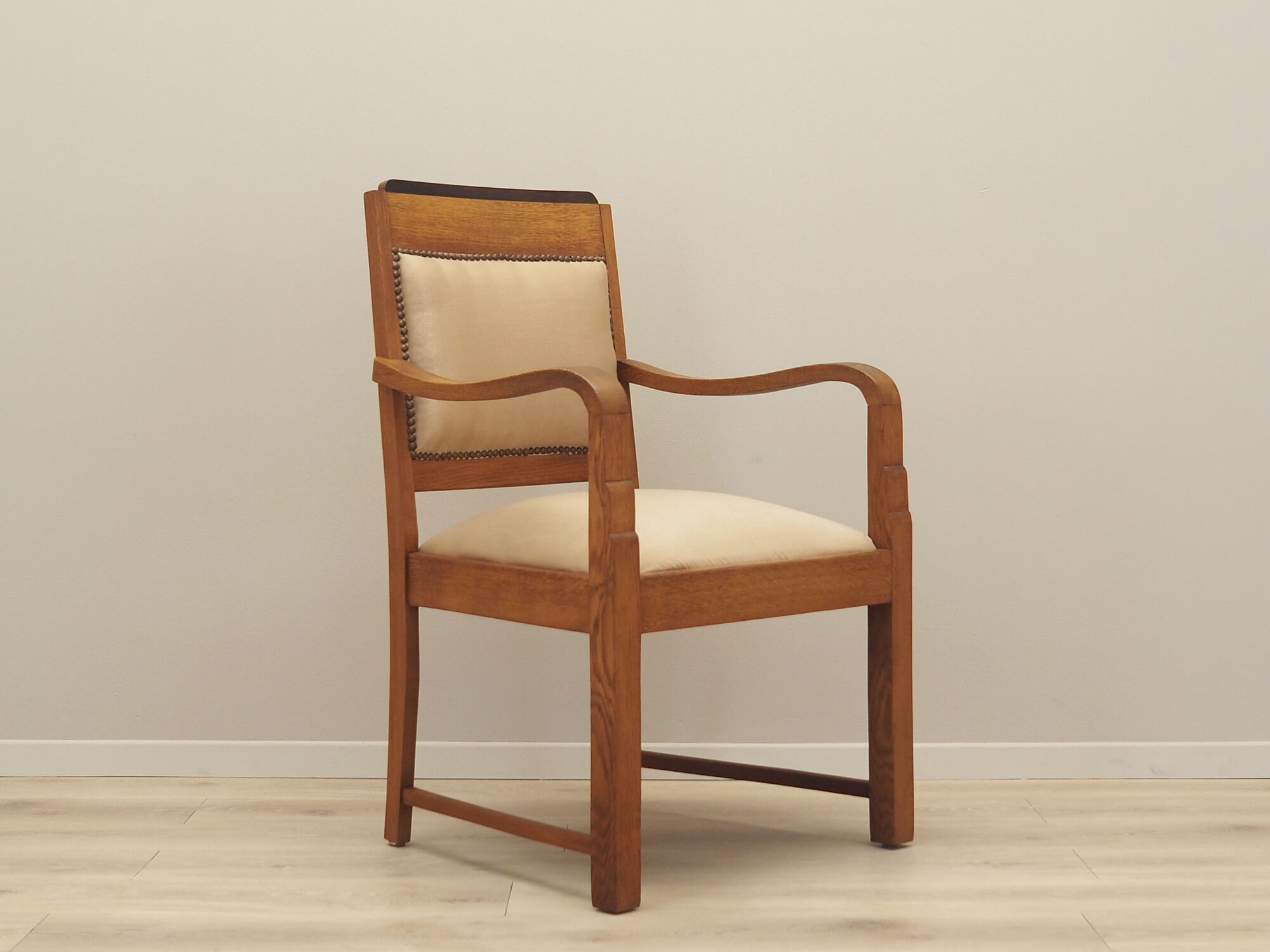 Fauteuil en chêne, Art Déco, années 1950, production: Danemark