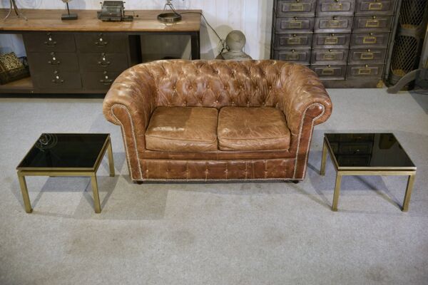 Paire de tables basses Guy Lefevre 1960’s