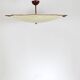 Large flush mount indirect light ceiling fixture from the Filmcasino in Vienna, 1950s.